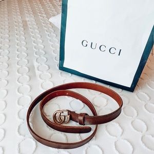 Gucci brown belt